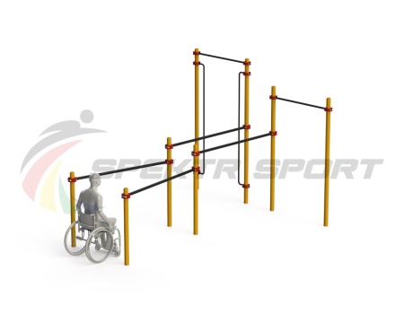 Купить Спортивный комплекс для инвалидов-колясочников WRK-D19_76mm в Подпорожье 