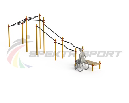Купить Спортивный комплекс для инвалидов-колясочников WRK-D22_76mm в Подпорожье 