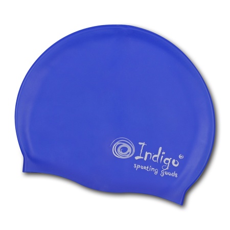 Купить Шапочка для плавания силиконовая Indigo однотонная  в Подпорожье 