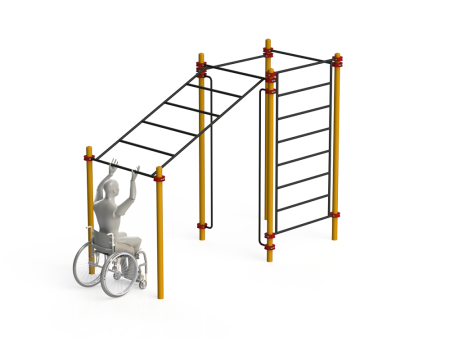 Купить Спортивный комплекс для инвалидов-колясочников WRK-D15_76mm в Подпорожье 