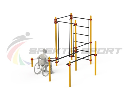 Купить Спортивный комплекс для инвалидов-колясочников WRK-D18_76mm в Подпорожье 